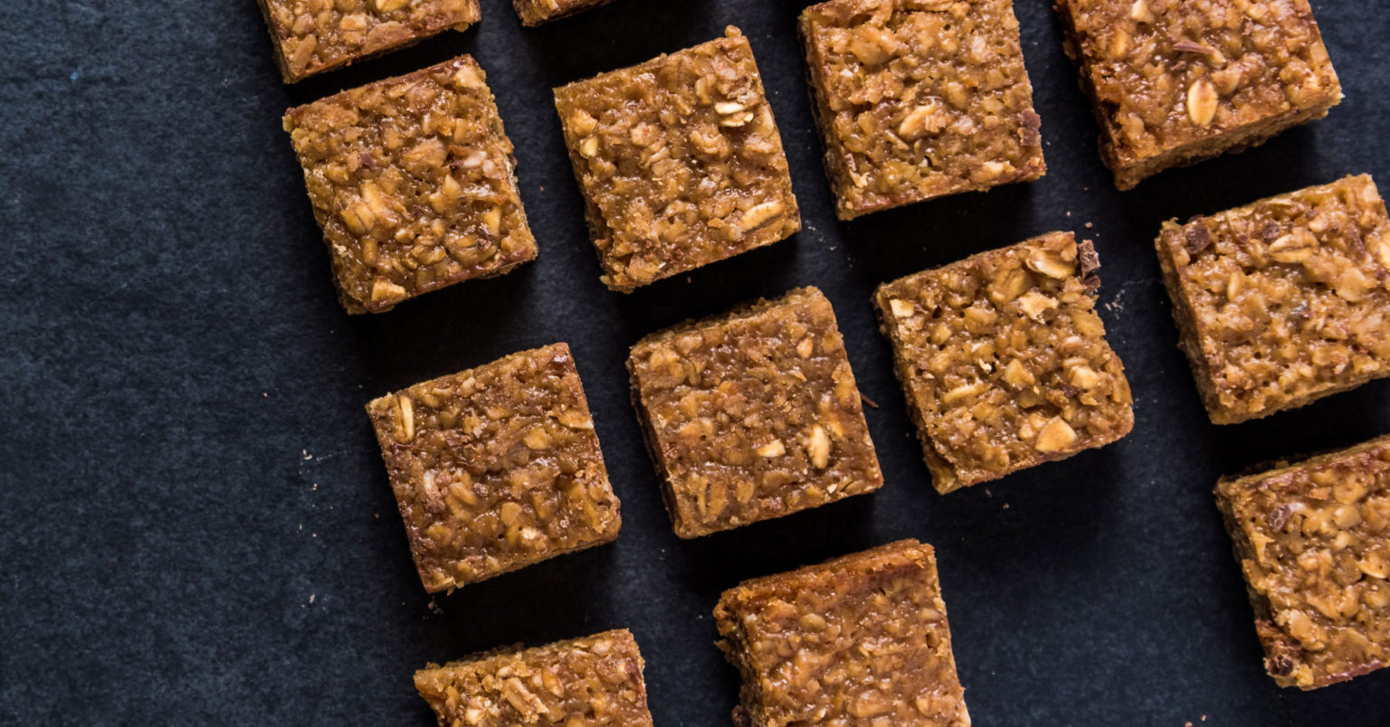 Brownies veganos de avena