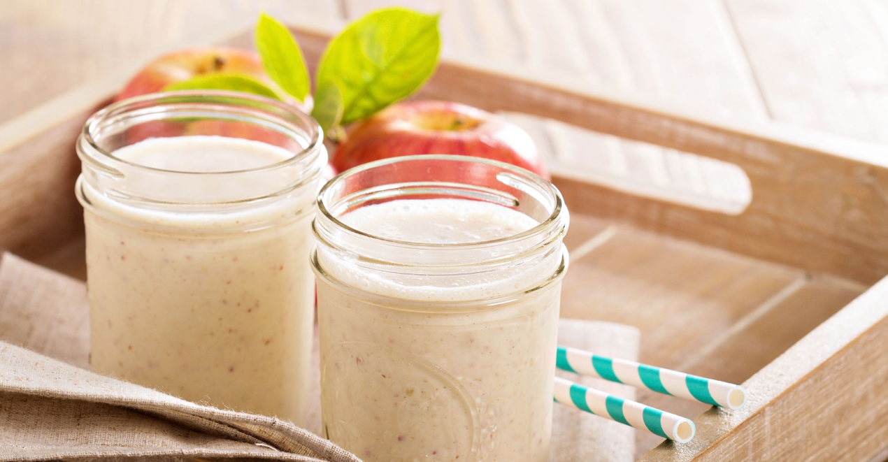 Smoothie de avena, manzana y amaranto