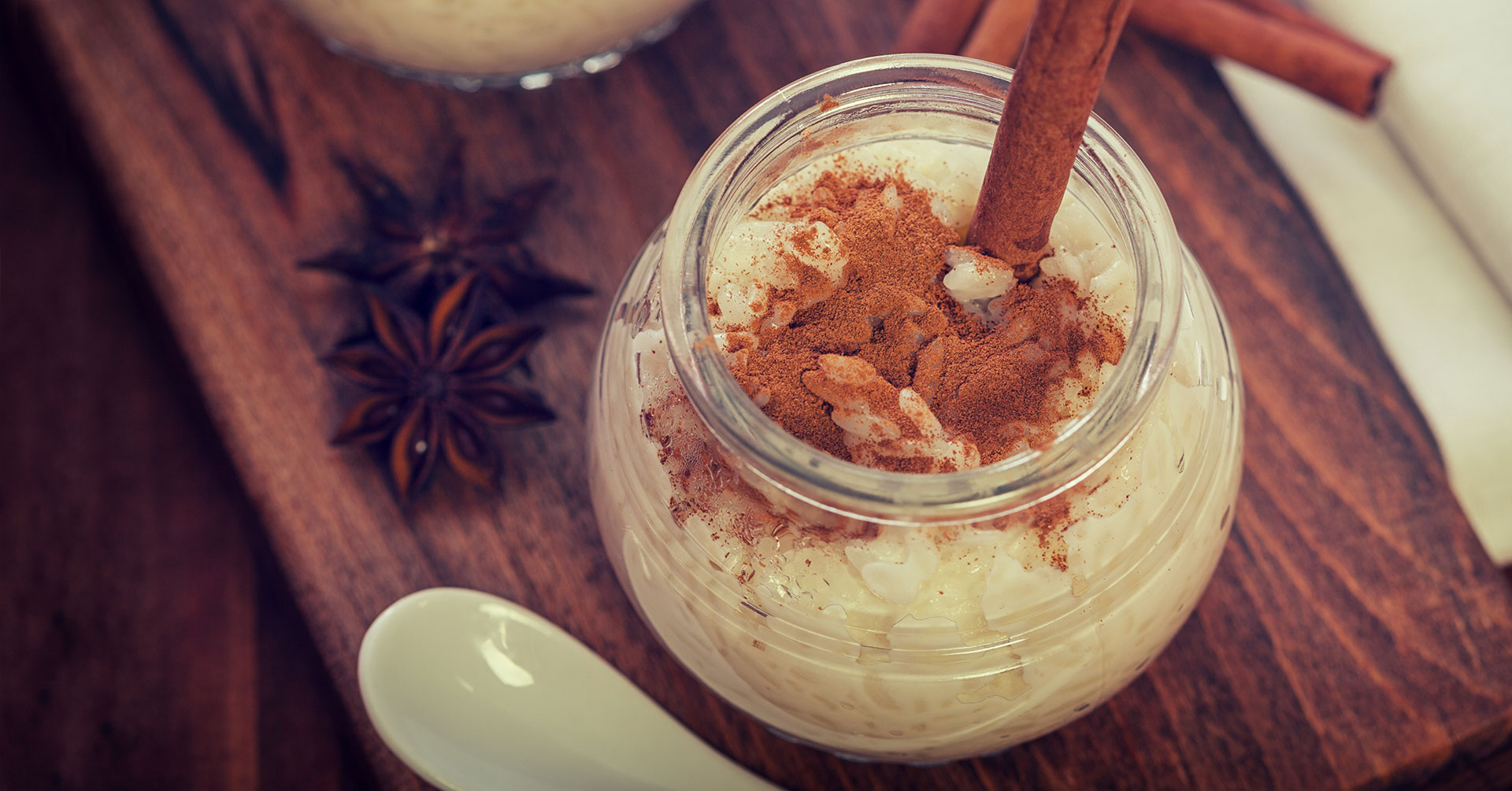 Arroz con leche vegetal sin lactosa