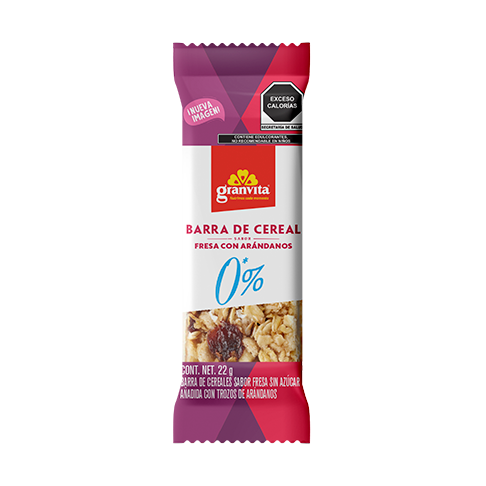 Barra de Cereal 0 %* 22 g