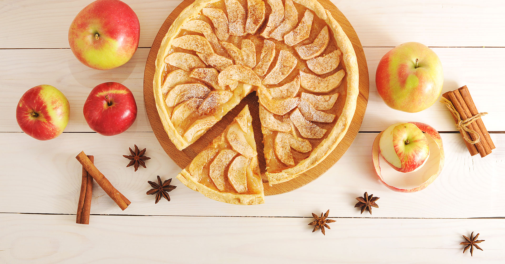Tarta de manzana para compartir en familia