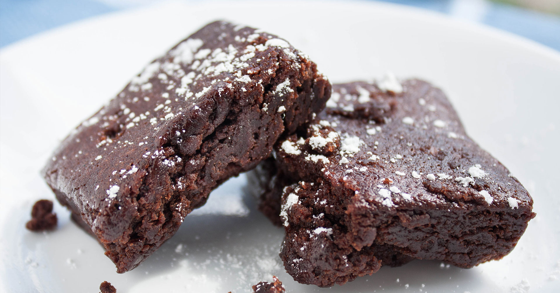 Brownies de avena con chocolate