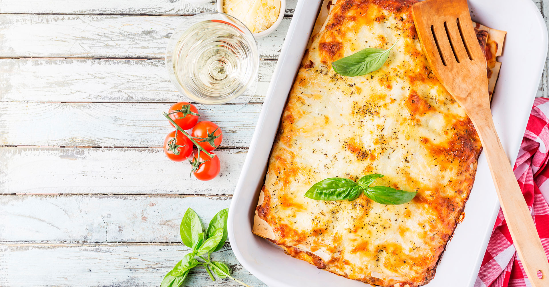 Lasaña de avena con verduras