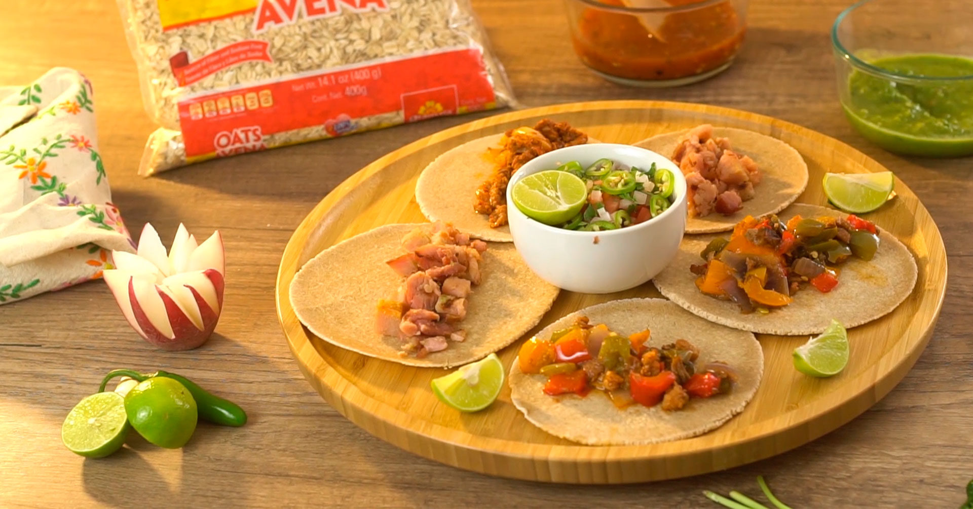 Sorprende a tu familia con tortillas de avena