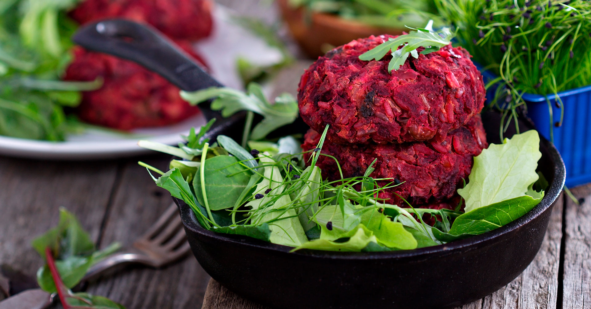 Tortitas de avena y flor de Jamaica