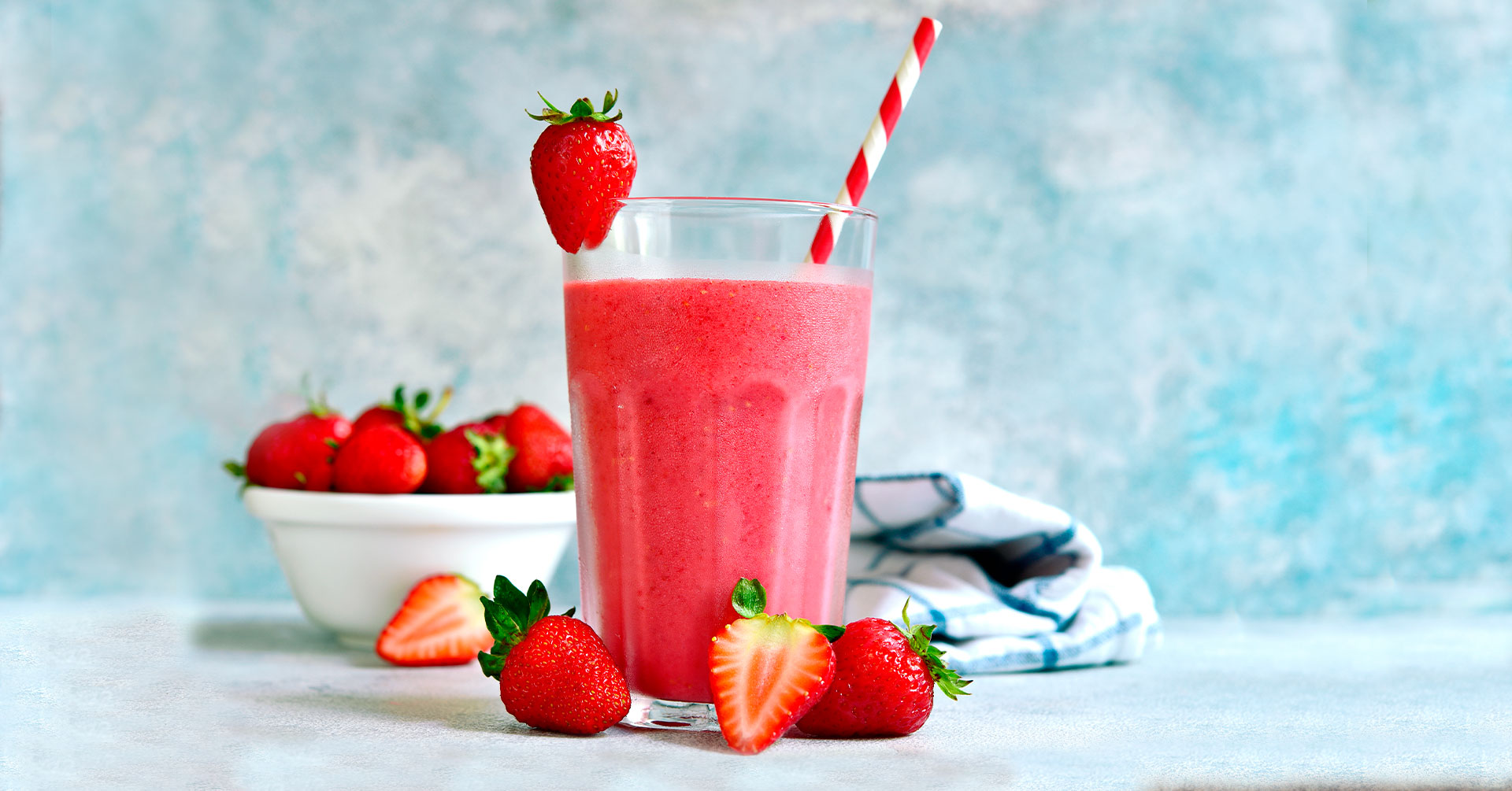 Agua fresca de avena y fresa