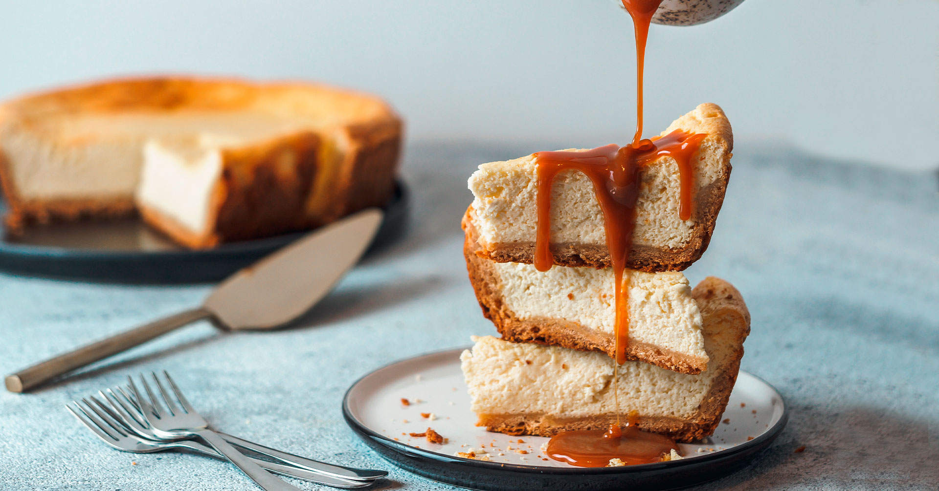 Pay de cajeta con granola