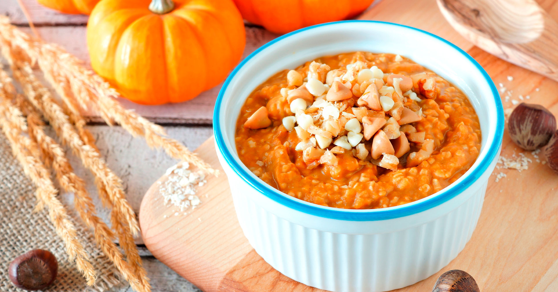 Avena con calabaza