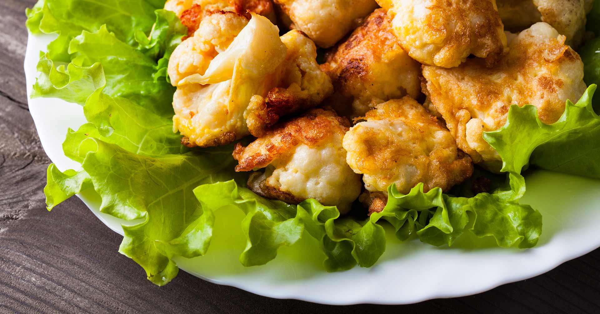 Nuggets de coliflor con avena