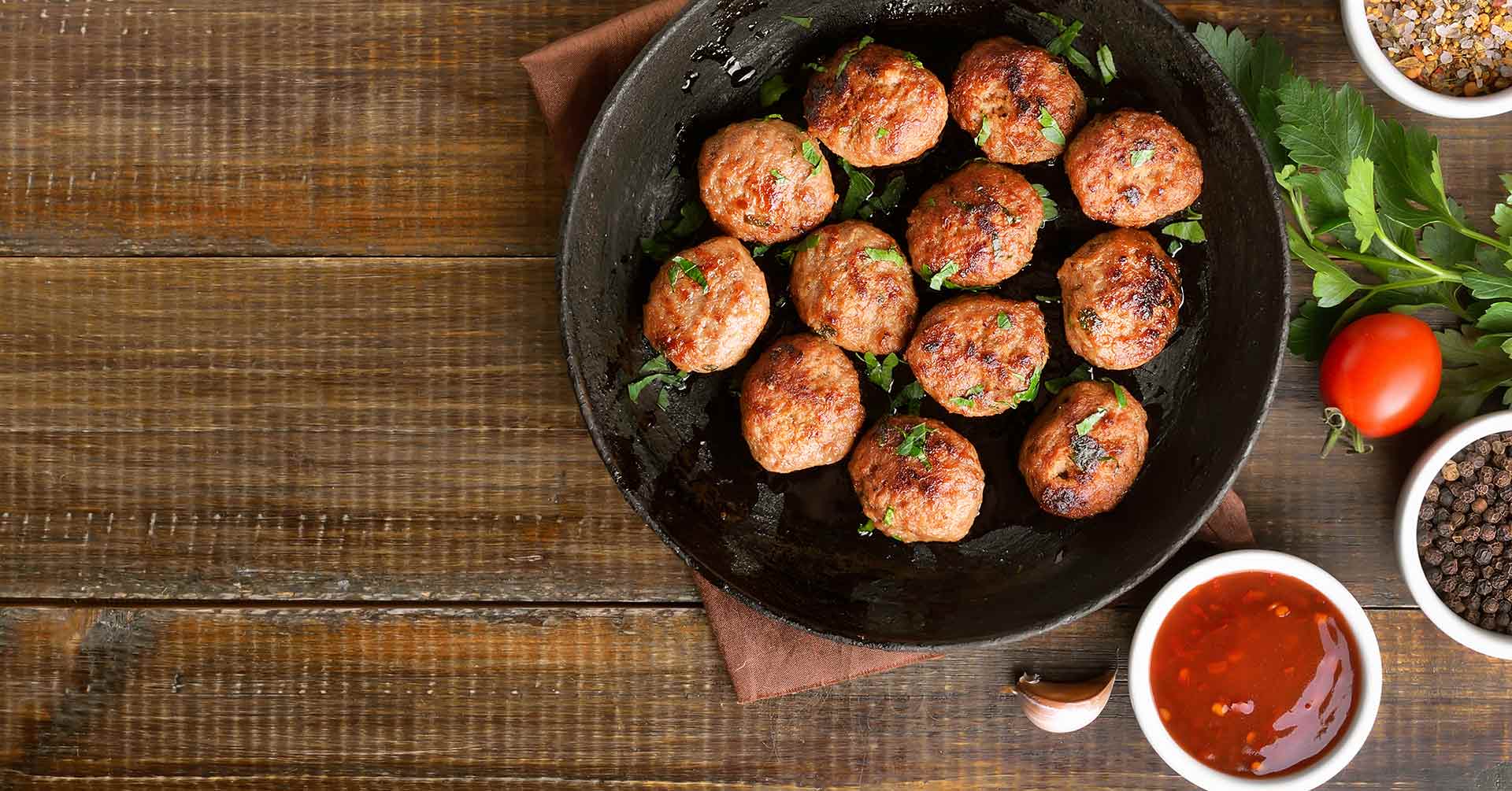 Albóndigas de pollo con avena