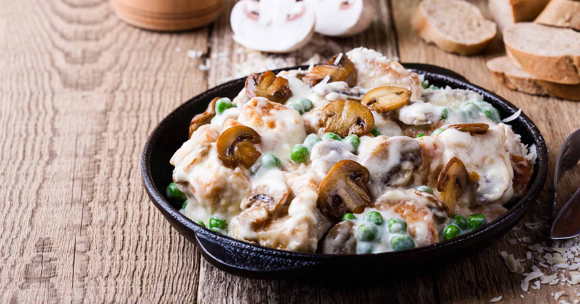 Verduras al horno con bechamel de avena