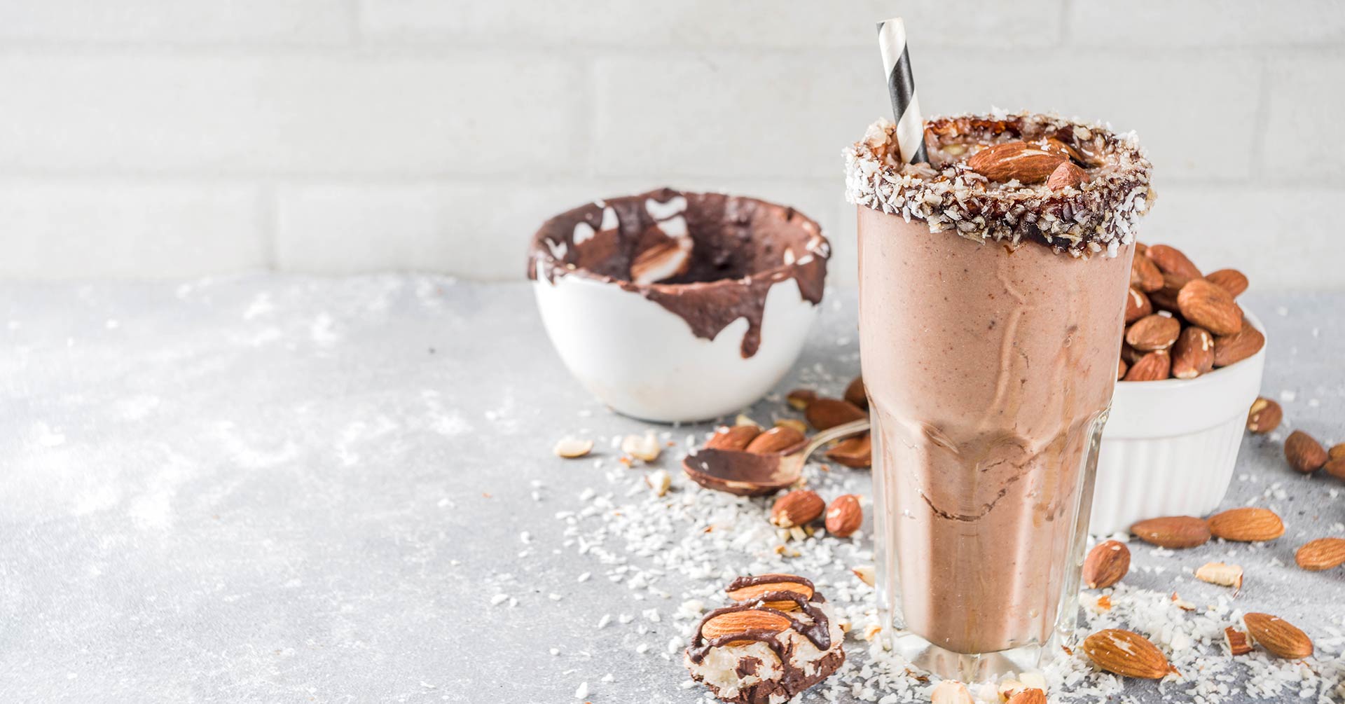 Batido de chocolate vegano