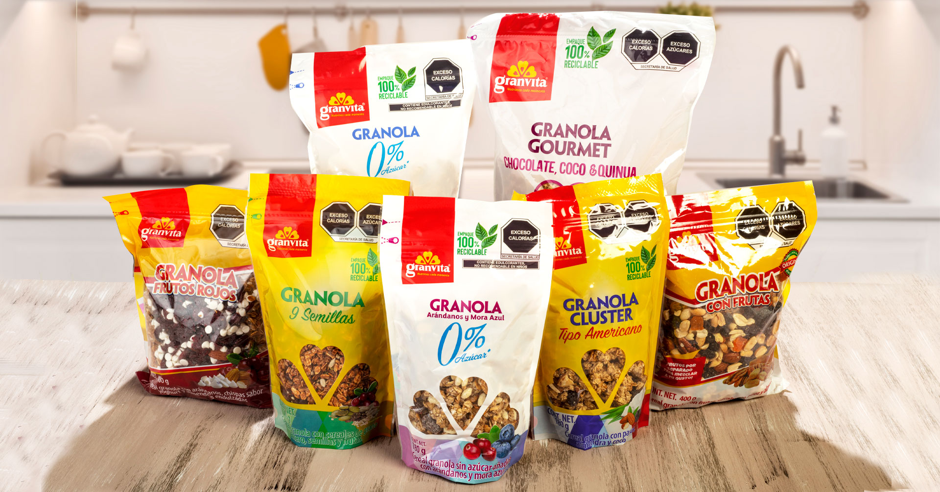 Conoce los ingredientes de las Granolas Granvita y elige tu favorita