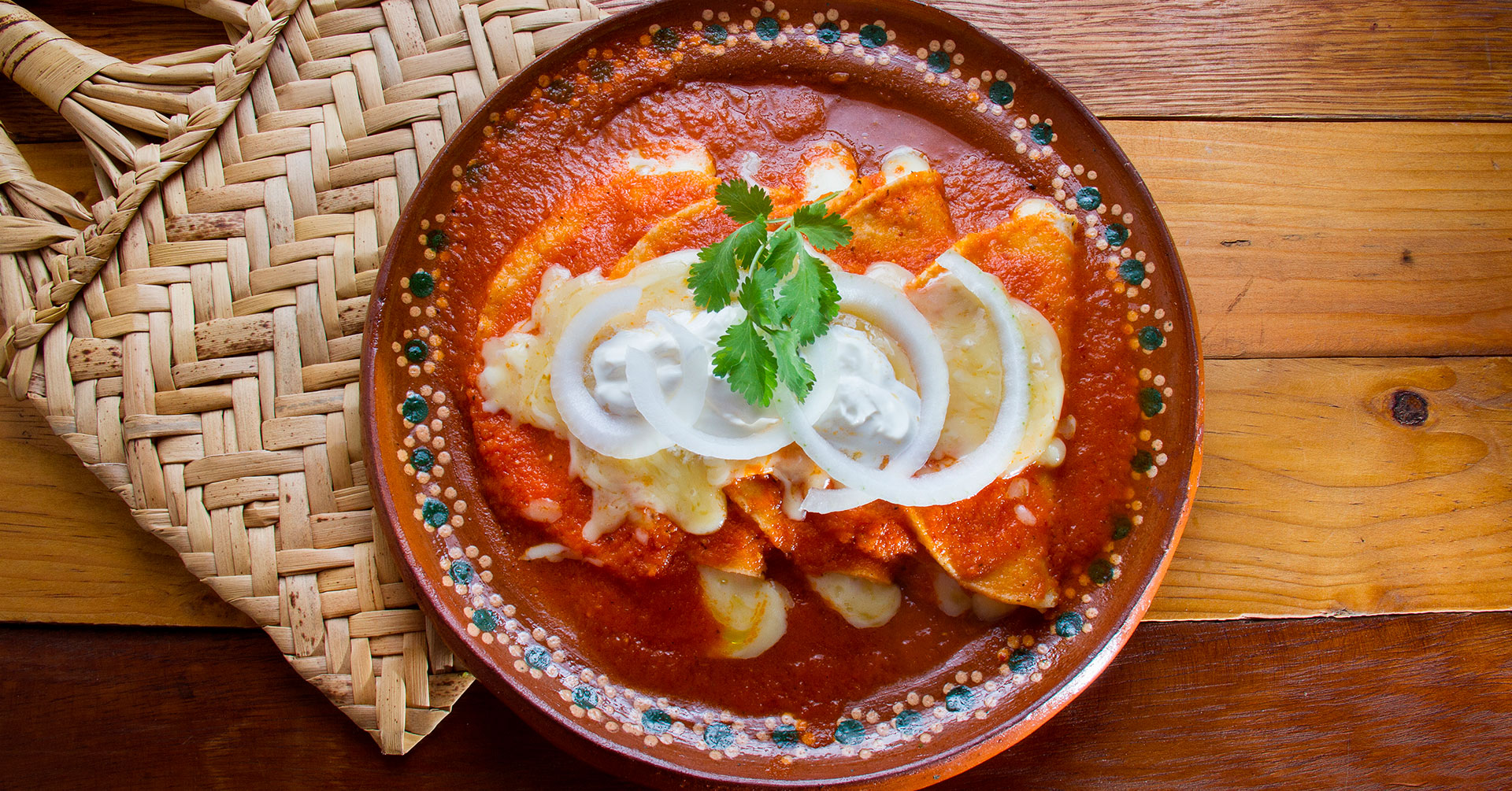 Enchiladas con avena