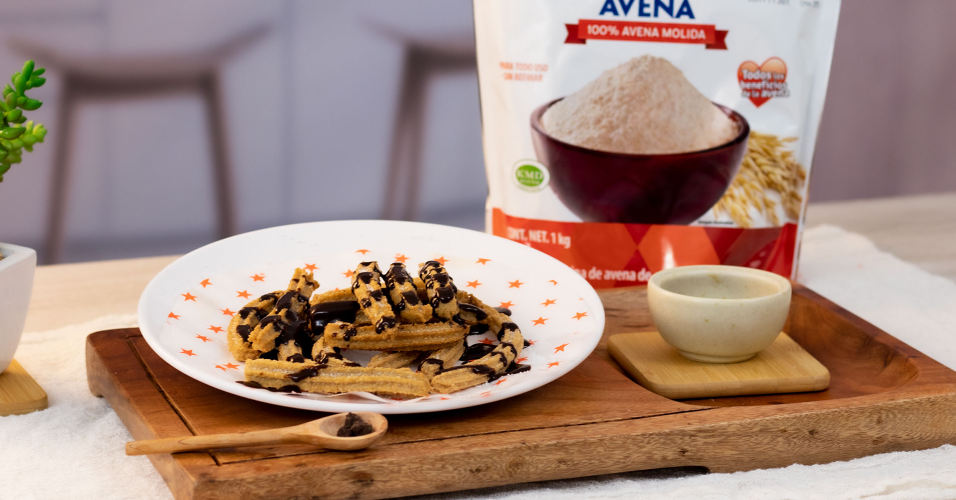 ¡Churros de avena horneados! Son deliciosos y saludables