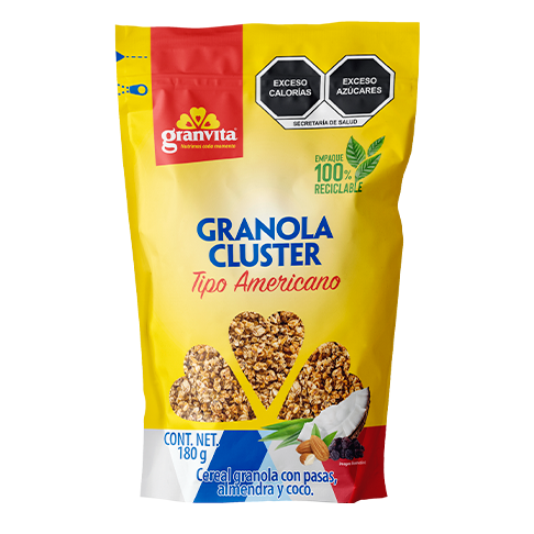 Granola Cluster Tipo Americano