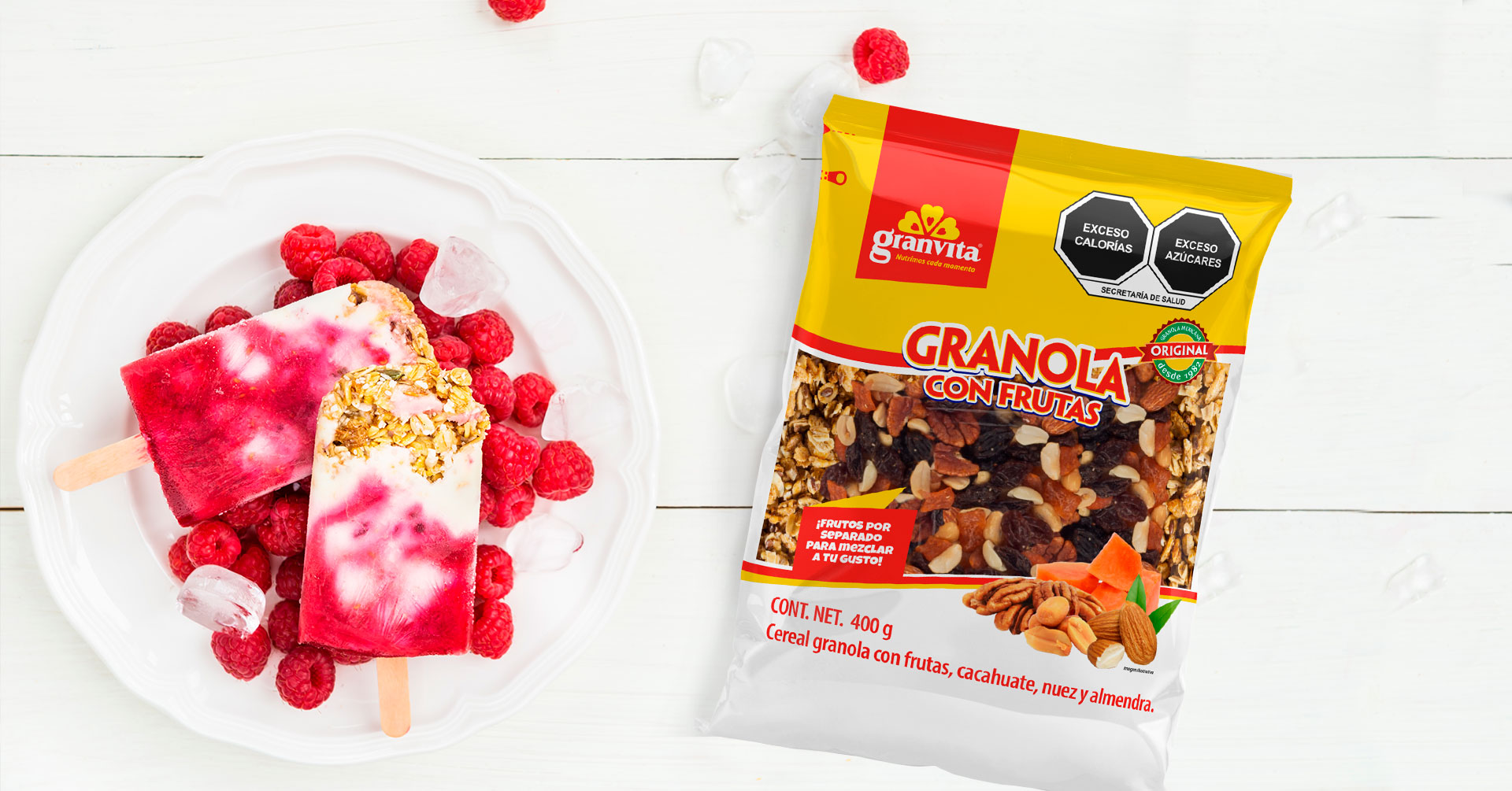 3 recetas de postres fríos con granola para toda la familia