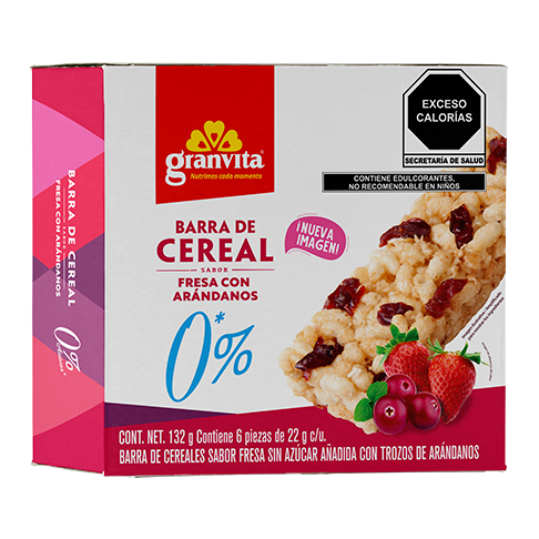 Barras de Cereal 0 %* 132 g