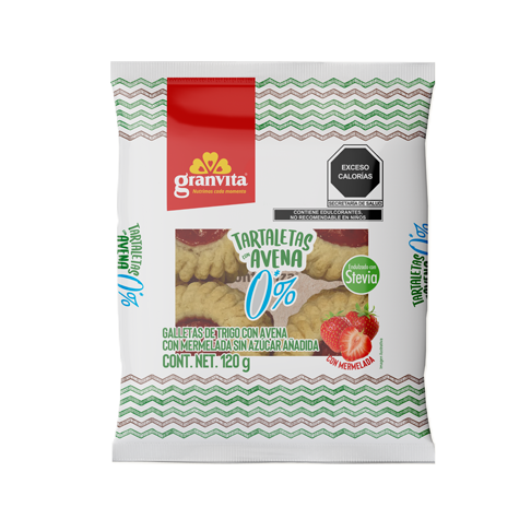 Tartaletas de Avena 0 %* 120 g
