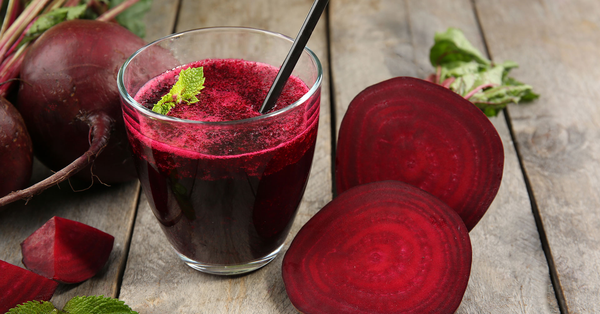 Batido de betabel y avena