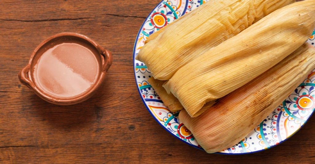 tamales con harina de avena