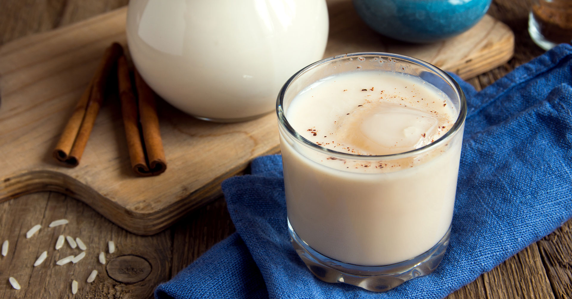 Agua de horchata con avena
