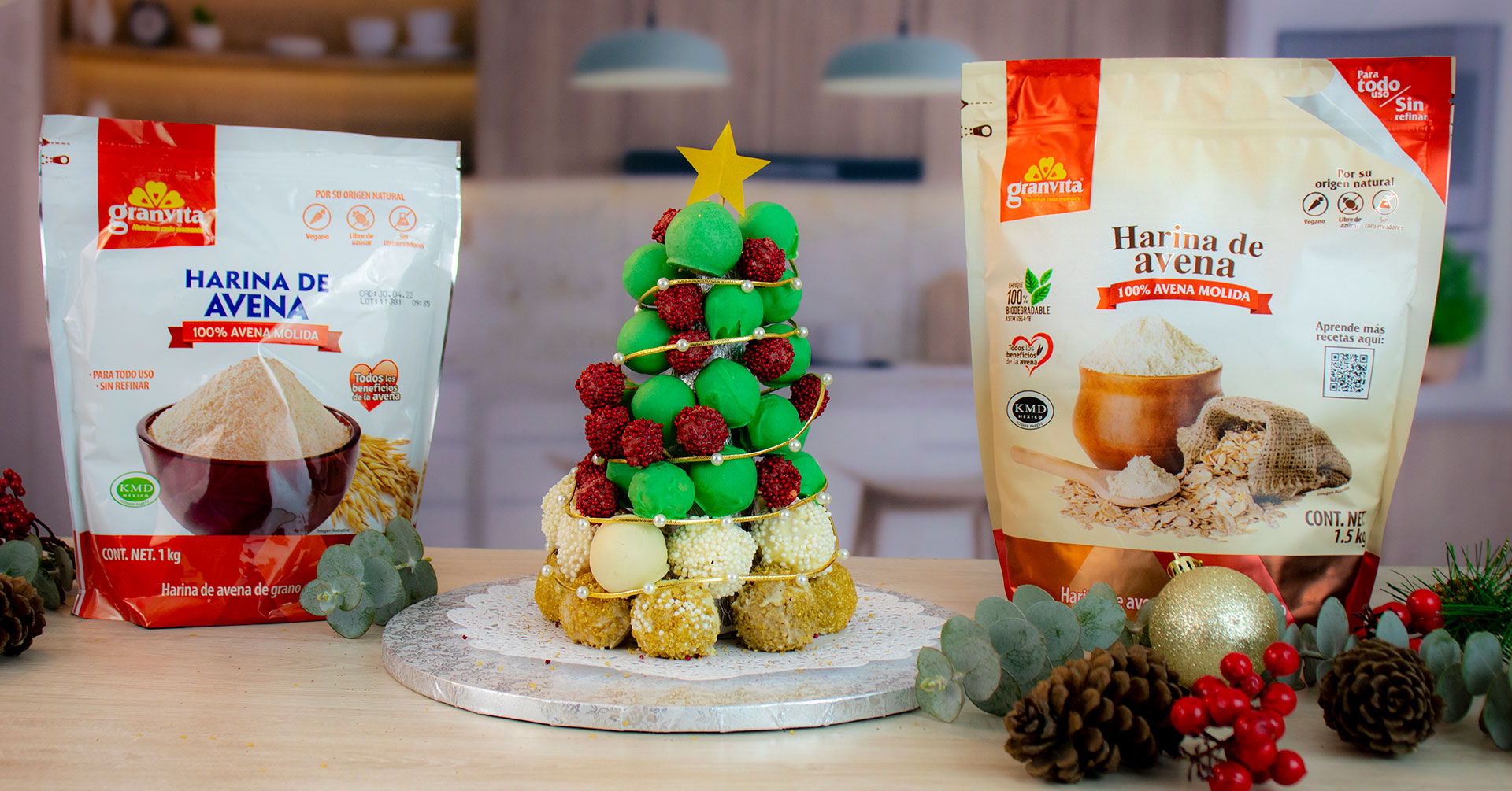 Árbol de navidad con cake pops