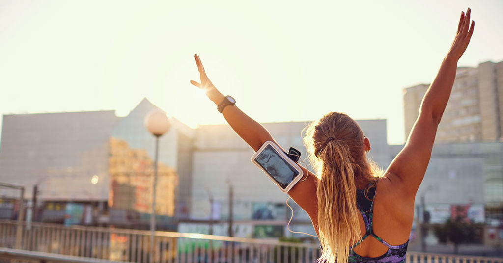 Imagen mujer de buen ánimo