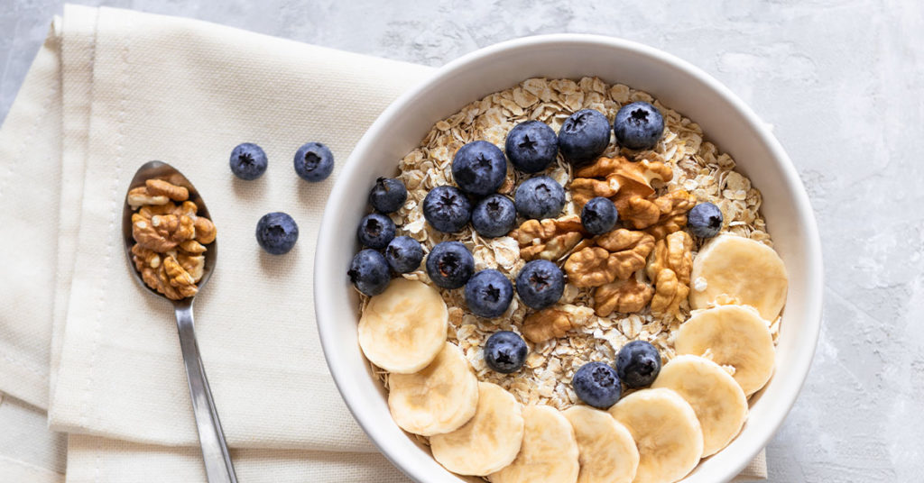 merienda dulce con avena