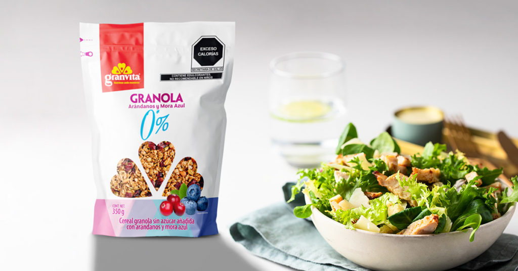 producto con avena Granvita y uso sugerido