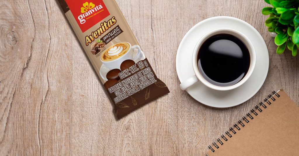 Imagen de galletas Avenitas con cubierta de chocolate y sabor a nuez 