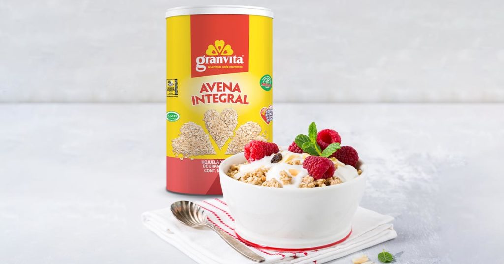 bowl con yoghurt y avena