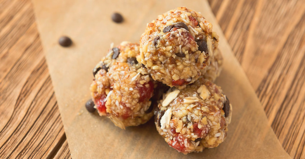 Imagen bolitas de granola para niños 