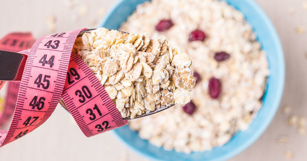 Imagen tazón de hojuelas de avena 