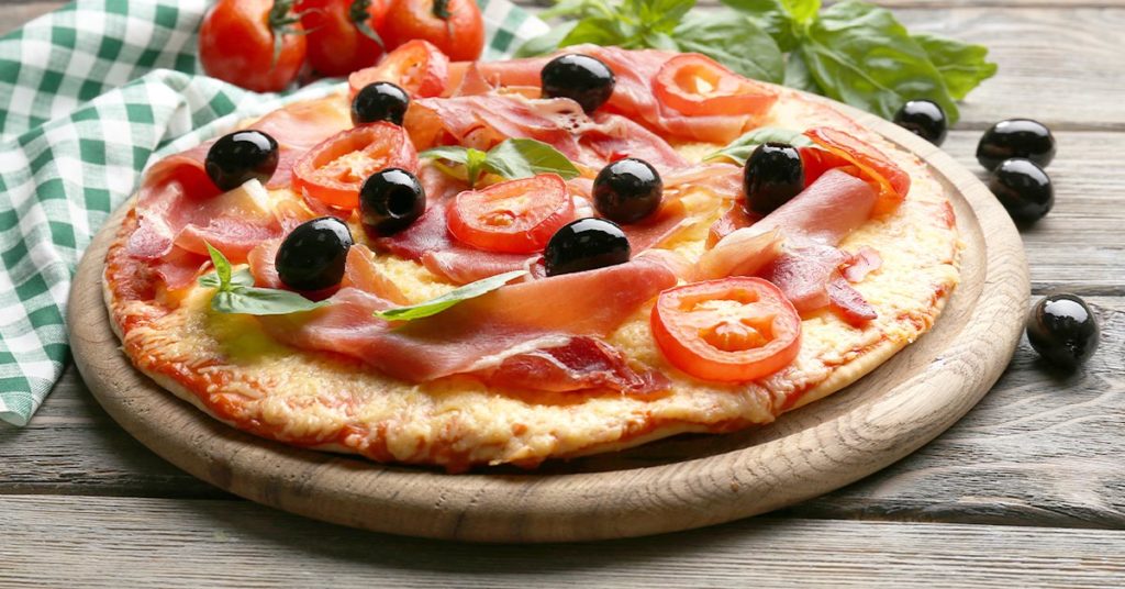 Imagen pizza de avena 