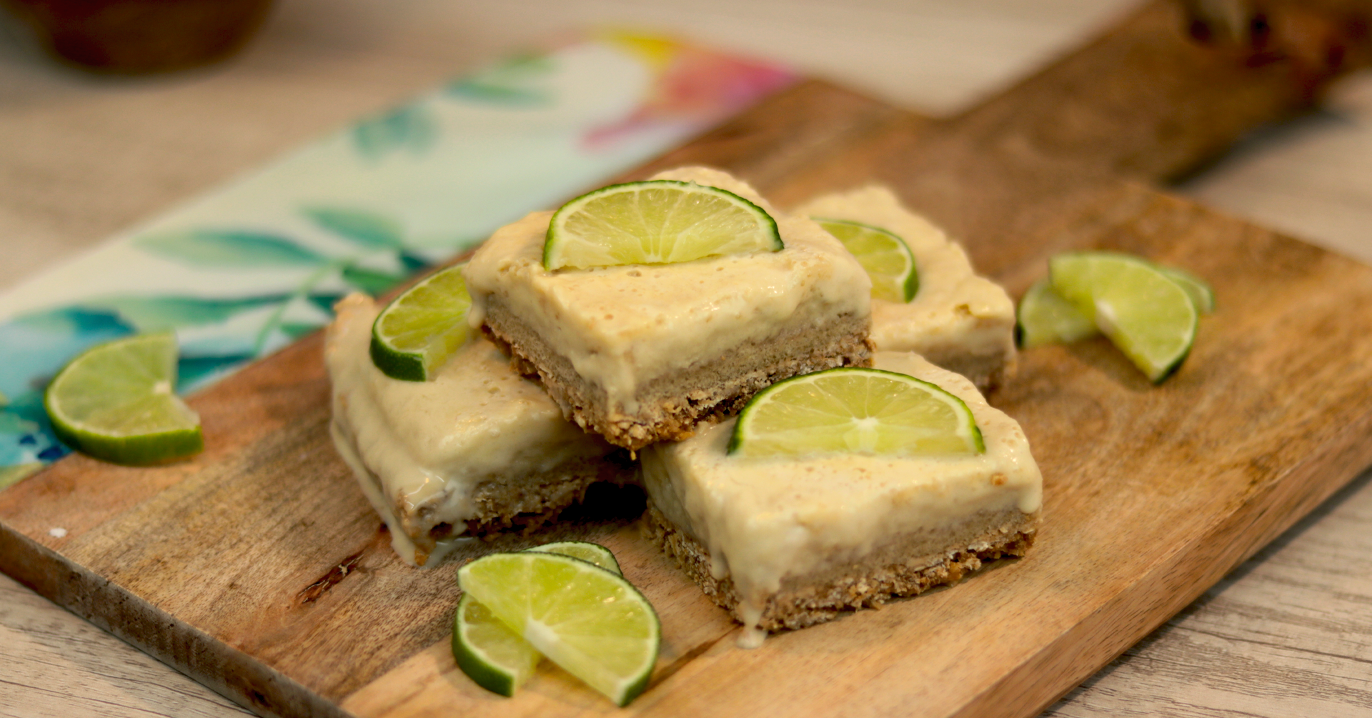 Pay de limón con granola