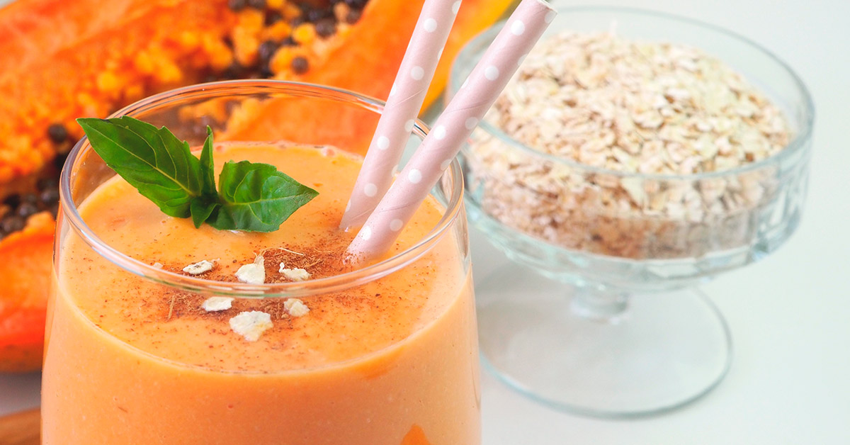 Licuado de papaya con avena: ¿cuáles son sus beneficios?