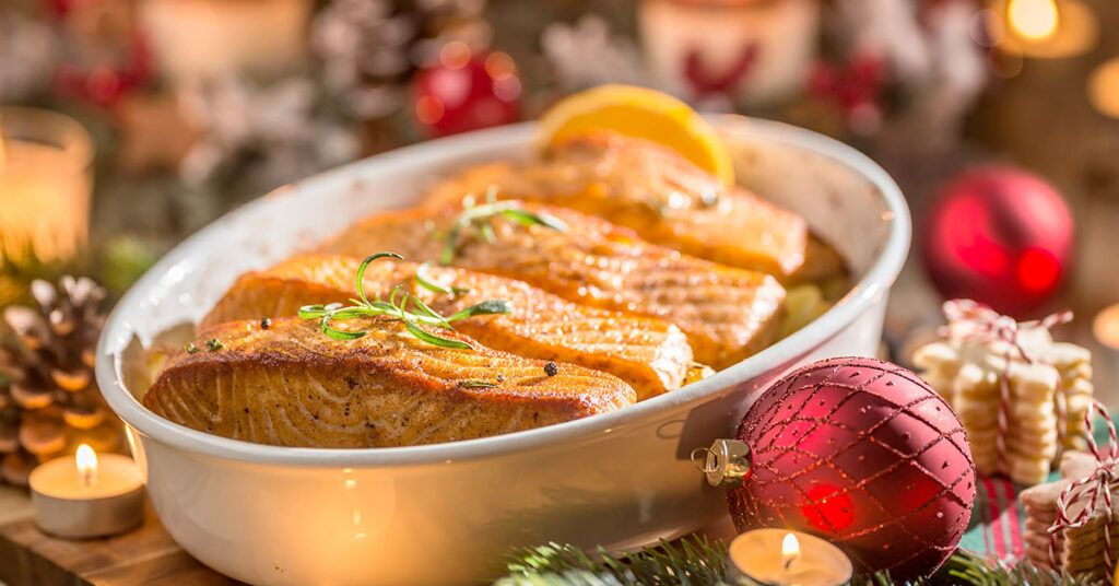 Imagen salmón con avena relleno de queso y espinacas 