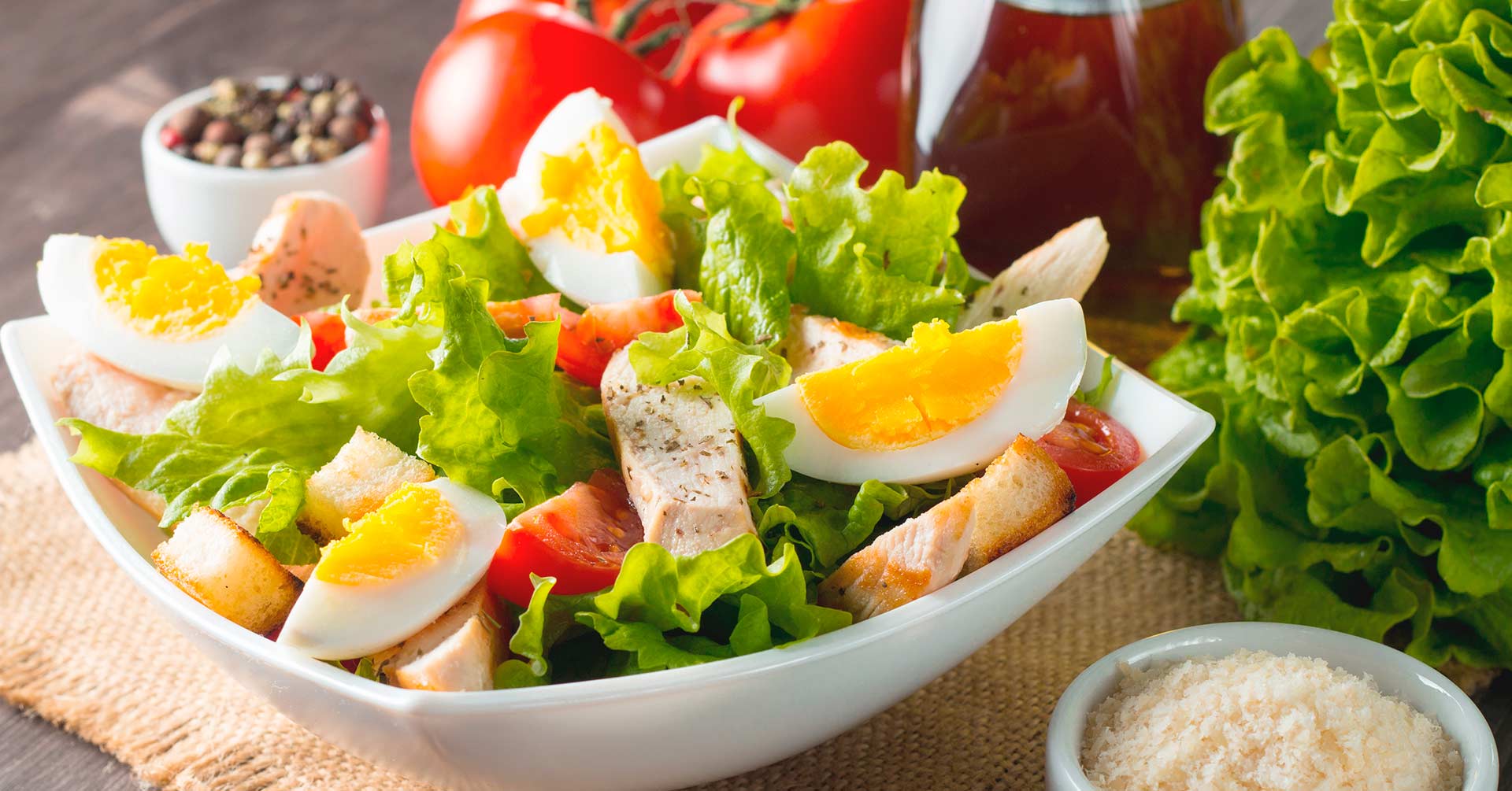 Ensalada de huevo cocido