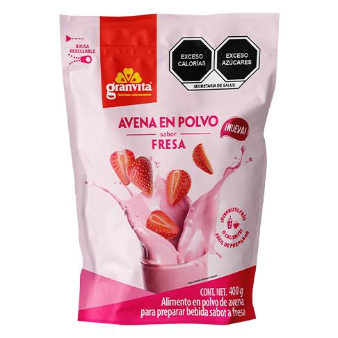 Avena en Polvo sabor Fresa