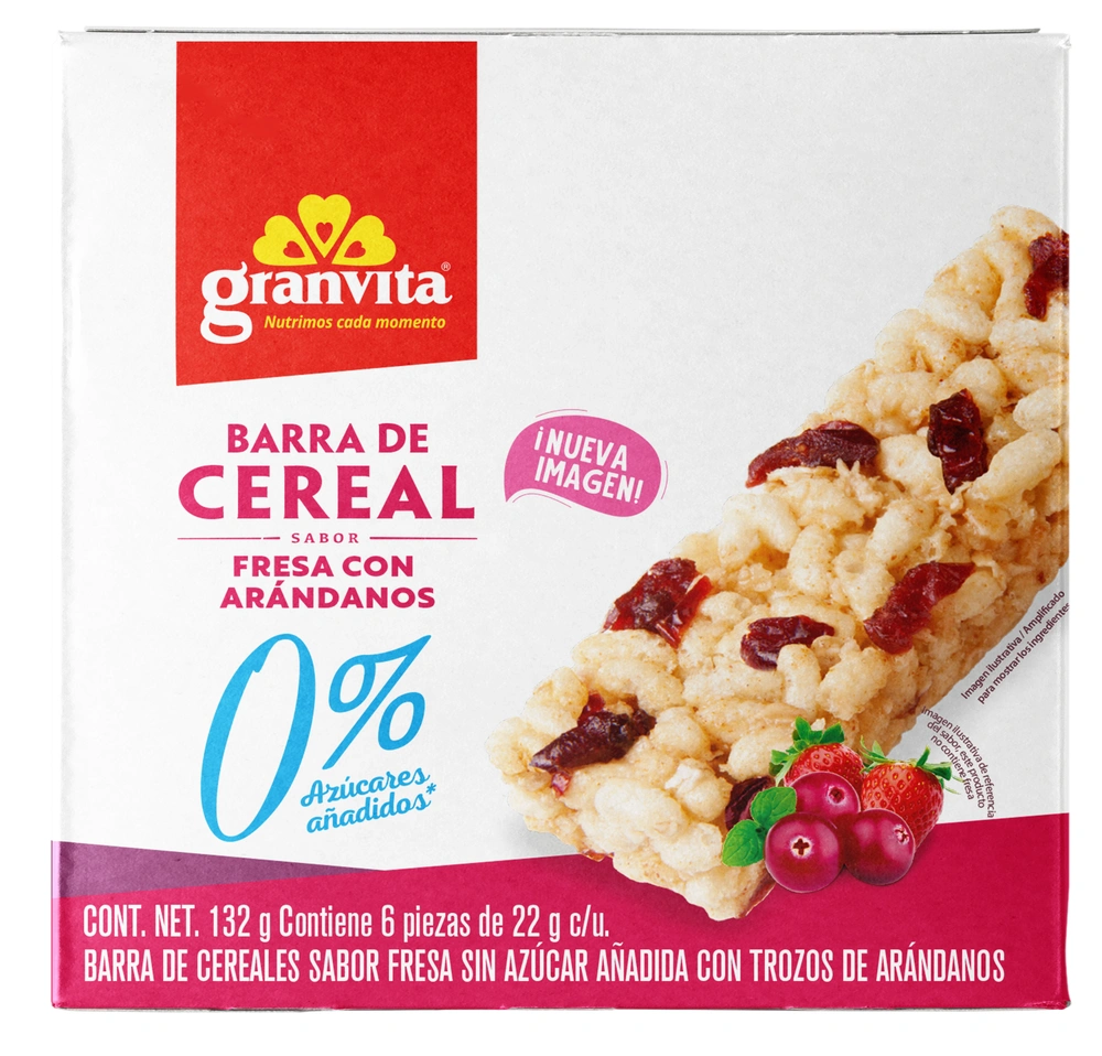 Barras de Cereal 0 %* 132 g